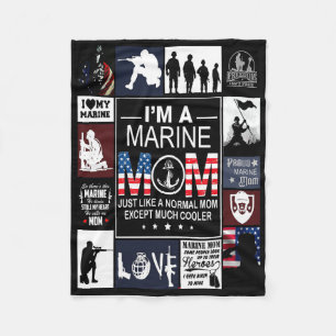 Just Like A Normal Mom Except Much Cooler Fleece Blanket