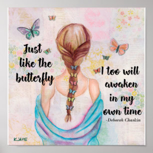 Just Like the Butterfly - Watercolor Art Print