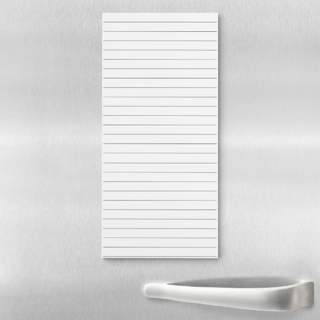 Just lines shopping list/ to-do list magnetic notepad (In Situ)