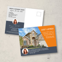 JUST LISTED Orange Photo Real Estate Marketing