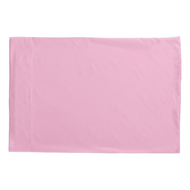 "Just living my life" Pink pillow Pillow Case (Back)