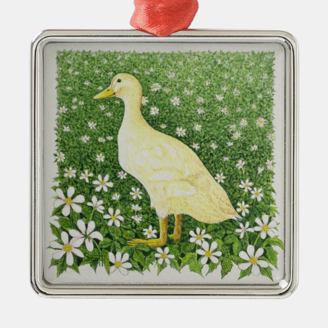 Just Looking Metal Ornament (Front)