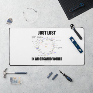 Just Lost In An Organic World Krebs Cycle Humor Desk Mat
