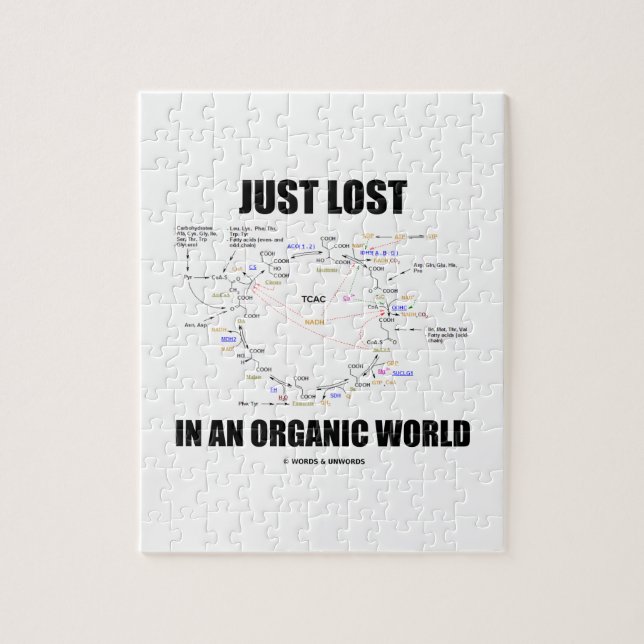Just Lost In An Organic World (Krebs Cycle) Jigsaw Puzzle (Vertical)