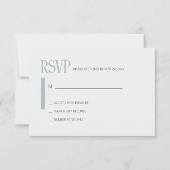 Just Love Blue Rsvp by CottonLamb at Zazzle