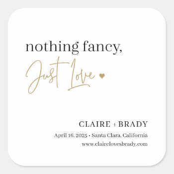 Just Love Editable Color Wedding Stickers by berryberrysweet at Zazzle