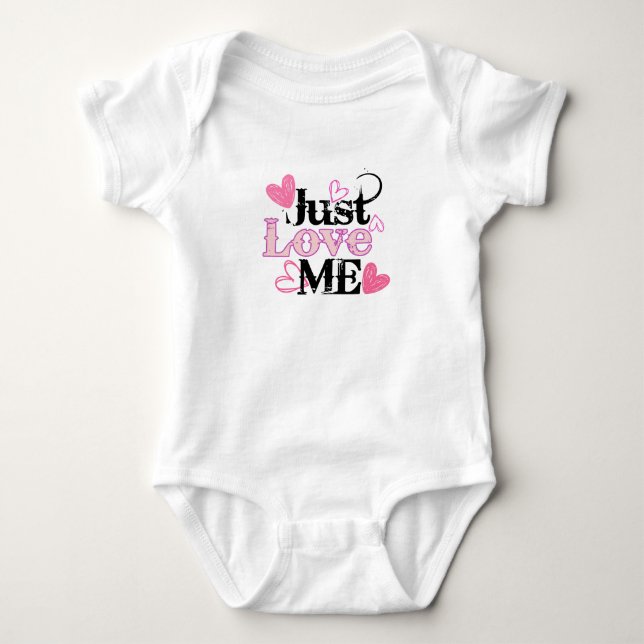 Just Love Me 02.w. Baby Bodysuit (Front)