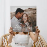 Just Love Personalized Photo Wrapped Canvas<br><div class="desc">Preserve the precious moments with personalized wall decor. Makes a great gift!</div>