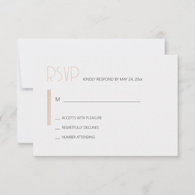 Just Love RSVP (Front)