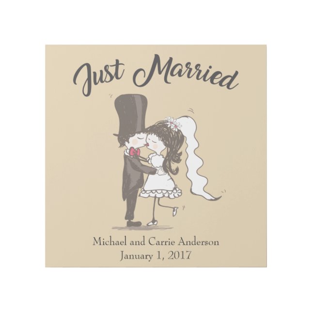 Just Married 12" x 12" Gallery Wrap (Front)