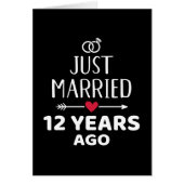 Just married 12 years ago 12th wedding anniversary (Front)