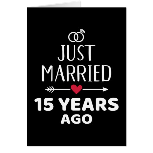 Just married 15 years ago 15th wedding anniversary