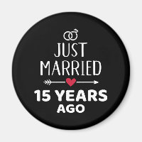 Just married 15 years ago 15th wedding anniversary