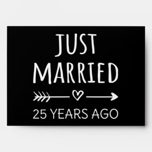 Just Married 25 Years Ago I Envelope