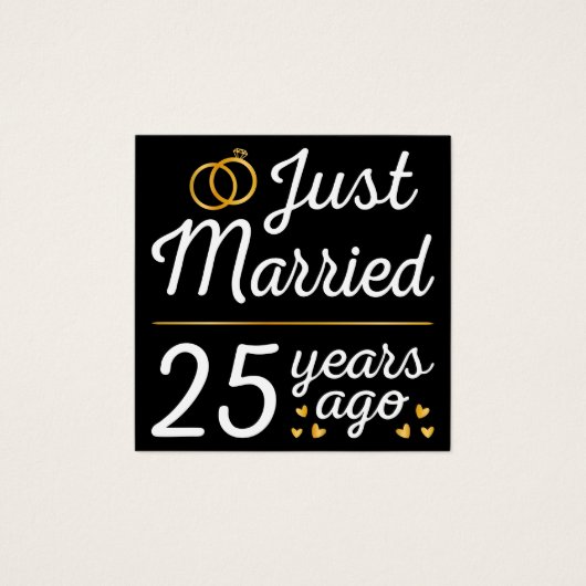Just Married 25 Years Ago II (Front)