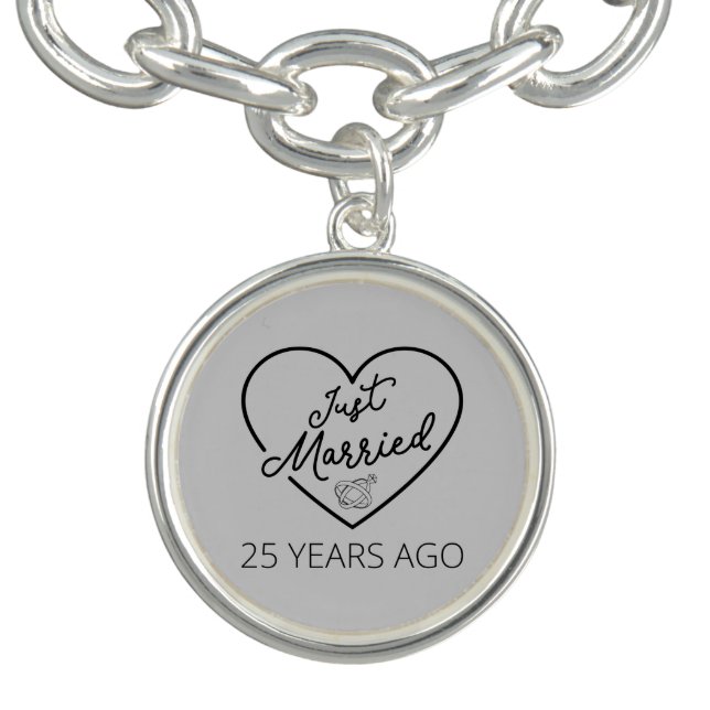 Just Married 25 Years Ago III Bracelet (Design)