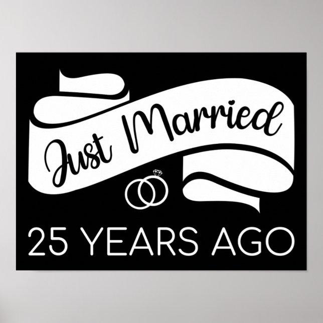 Just Married 25 Years Ago V Poster (Front)