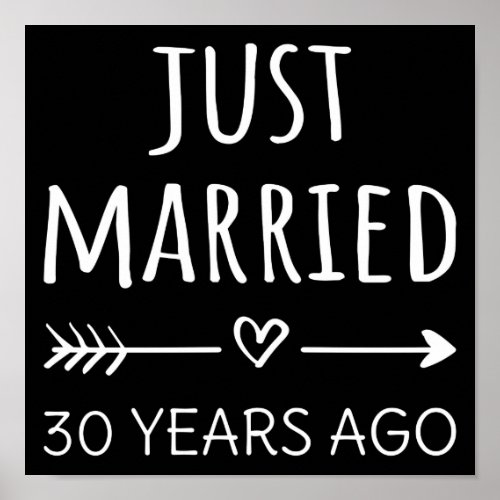Just Married 30 Years Ago I Poster