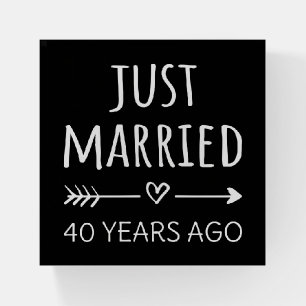 Just Married 40 Years Ago I Paperweight
