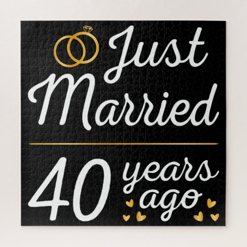 Just Married 40 Years Ago II Jigsaw Puzzle