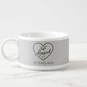 Just Married 50 Years Ago III Bowl