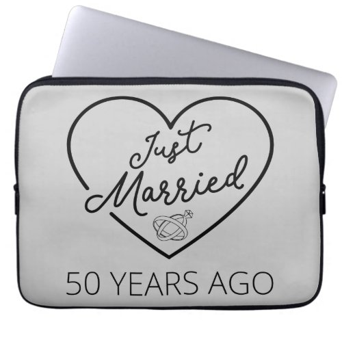 Just Married 50 Years Ago III Laptop Sleeve