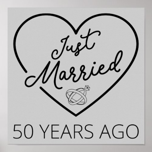 Just Married 50 Years Ago III Poster