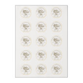 Just Married 50th Wedding Anniversary Edible Frosting Rounds (Sheet)