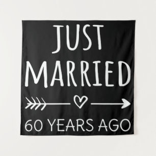 Just Married 60 Years Ago I Tapestry