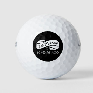 Just Married 60 Years Ago V Golf Balls