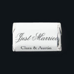 Just Married add couple name date year wedding sim Hershey's Miniatures<br><div class="desc">design</div>