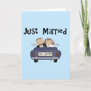 Just Married Announcement