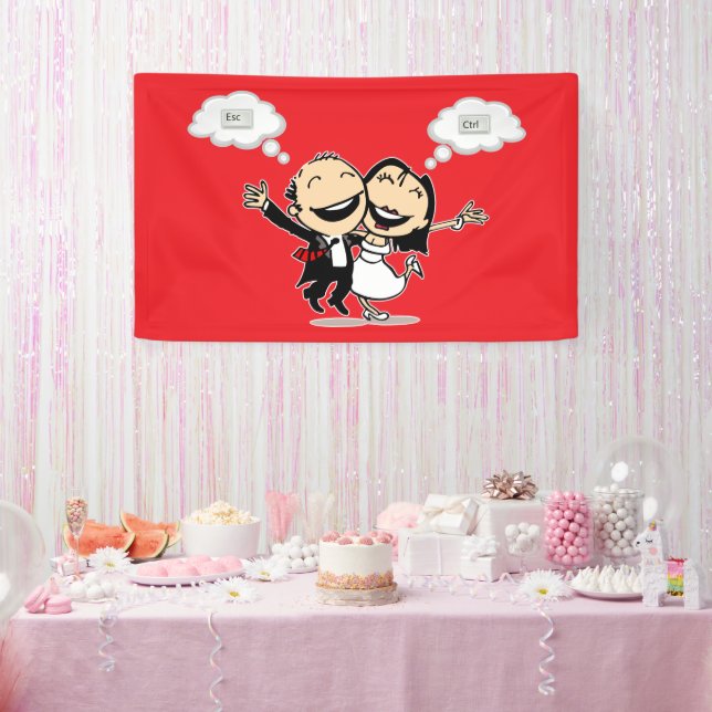 Just married banner (Party)