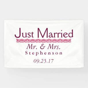 Just Married Banner
