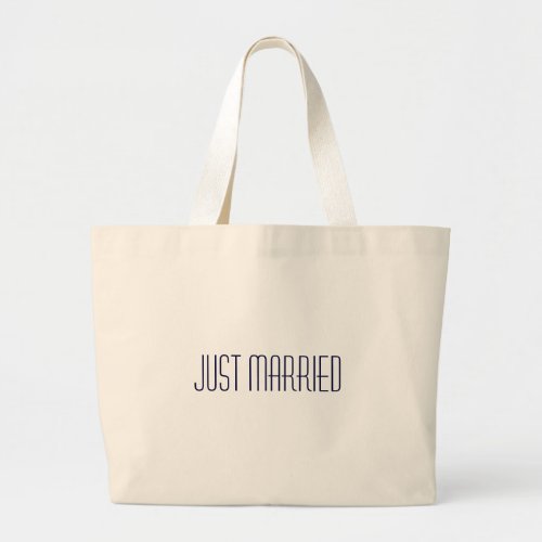 Just Married beach bag _ honeymoon ready
