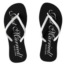 just married slippers