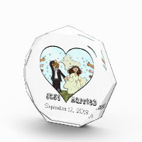 Just Married Bride and Groom Award