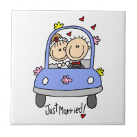 Just Married Bride and Groom T-shirts and Gifts