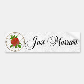 Just Married BUMPER STICKER