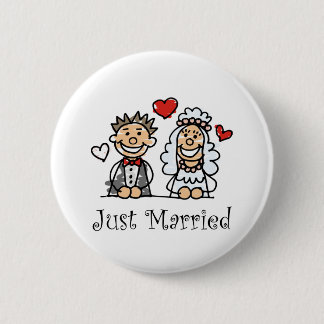 Just Married Button