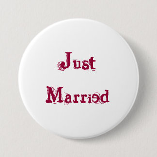 Just Married Button