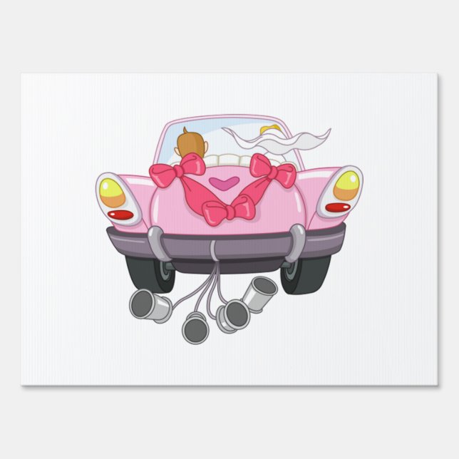 Just Married Car 27 Sign (Front)