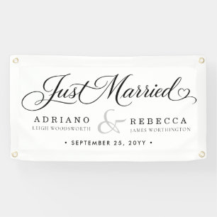 Just Married Car Banner