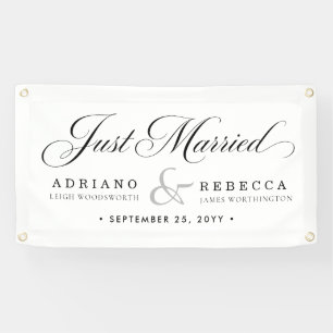 Just Married Car Banner