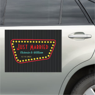 Just Married Car Decoration Magnet