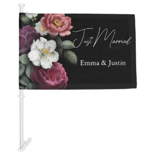 Just Married Car Flag