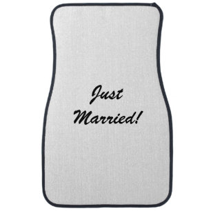 "Just Married" Car Mats
