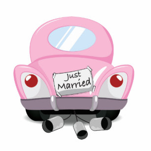 Just Married Car Statuette