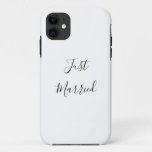 Just Married  iPhone 11 Case