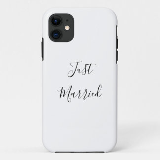 Just Married iPhone 11 Case